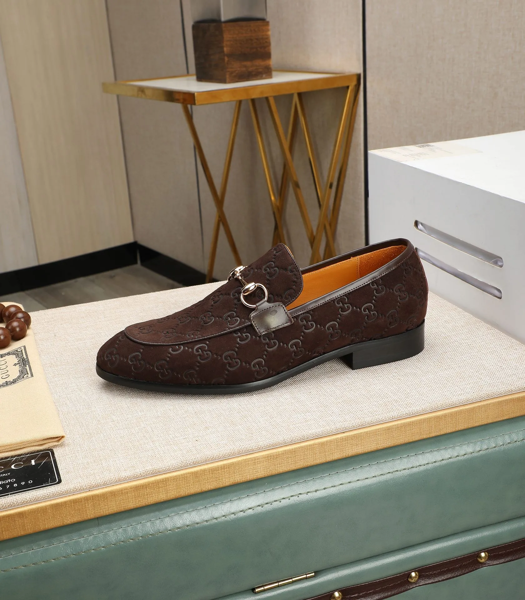 Men's shoes💰540📛📛Original (water-dyed cowhide) Gucci GUCCI official website formal shoes🌀 Italian🇮🇹imported cowhide➕top imported water-dyed cowhide lining💋Finely handmade original bottom, the real thing looks better when photographed in person Standard size 38-44